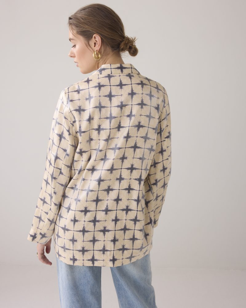 Summum Woman Blazer tie dye check - Afbeelding 3