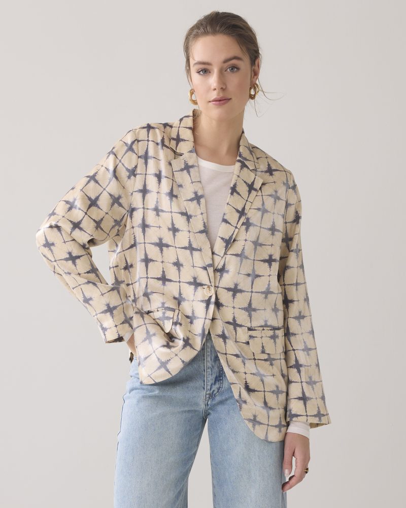 Summum Woman Blazer tie dye check - Afbeelding 4