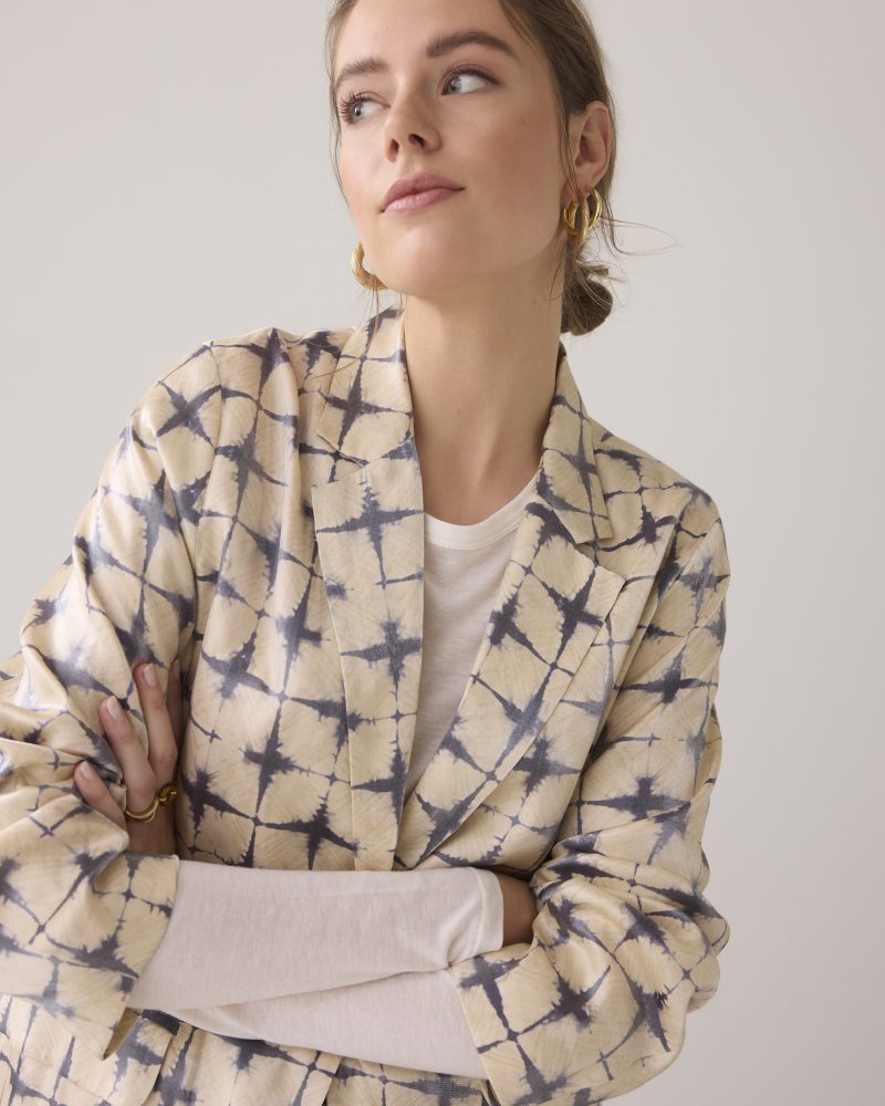Summum Woman Blazer tie dye check - Afbeelding 5