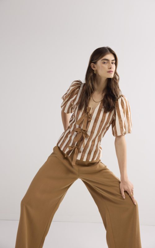 summumwoman Top stripe printed