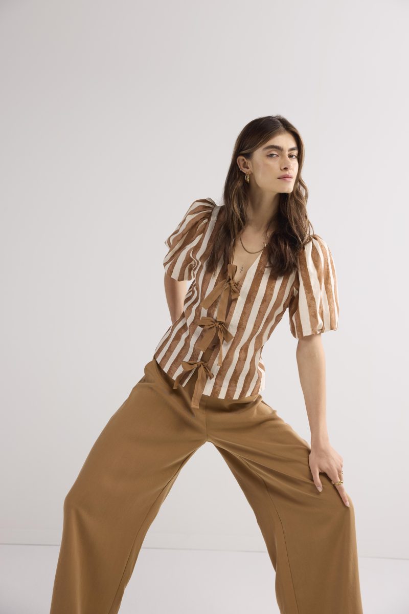 summumwoman Top stripe printed