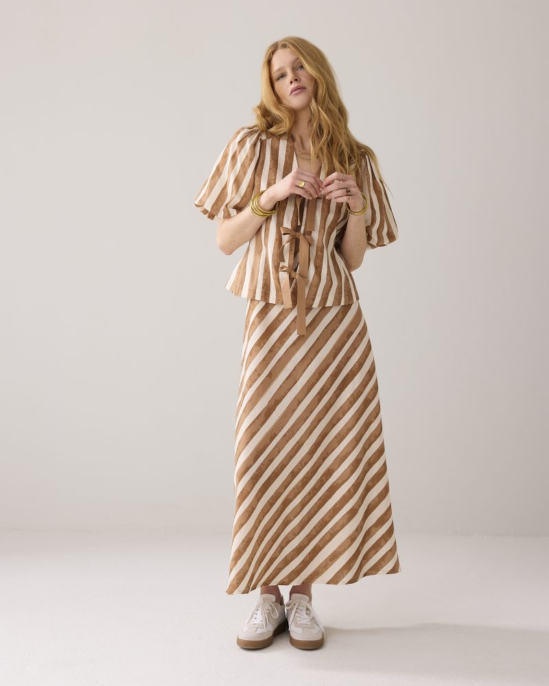 summumwoman Top stripe printed - Afbeelding 2