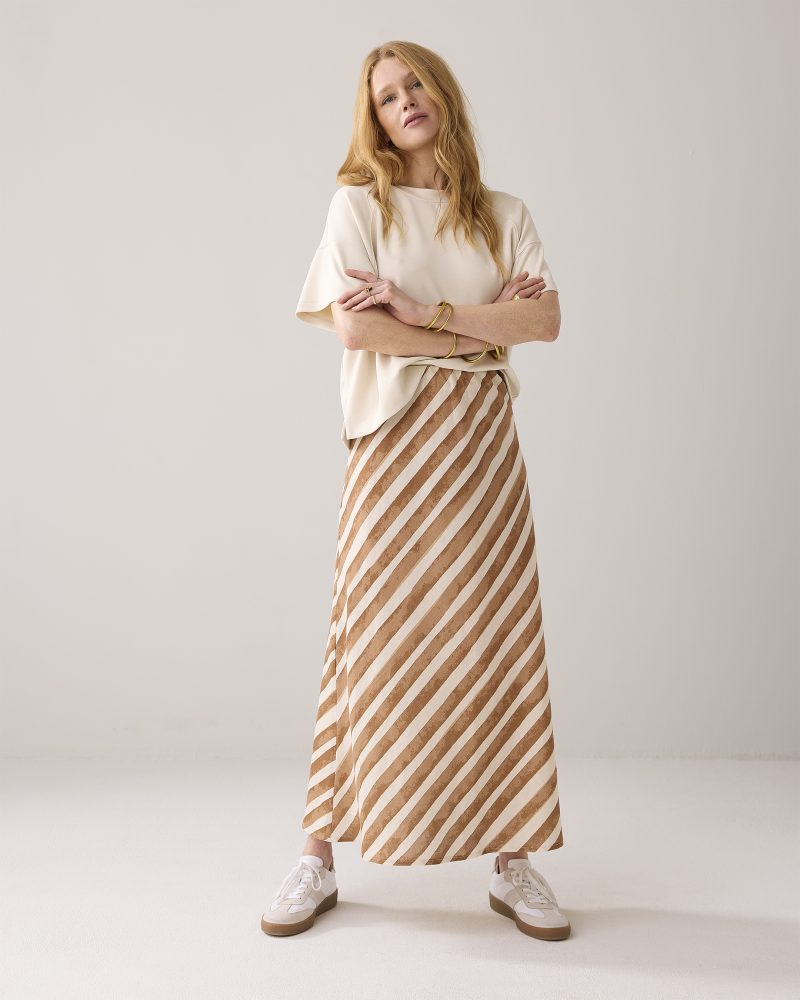 summumwoman Skirt stripe printed - Afbeelding 4