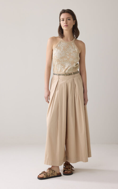 summumwoman Halter rib top printed